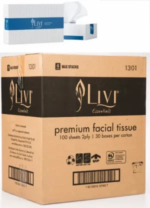 Tissues 2ply 100 sheets 36/ctn 1301